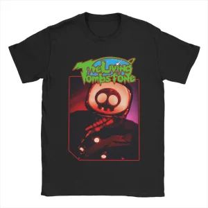 The Livings Tombstones Band T Shirts Men Pure Cotton Novelty T-Shirt Round Neck Tee Shirt Short Sleeve Tops Summer